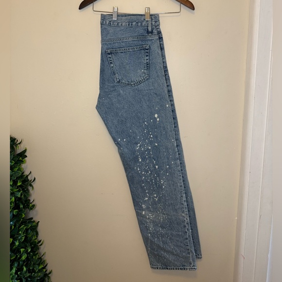 Straight Fit Paint Jeans by Frame - Picture 3 of 6